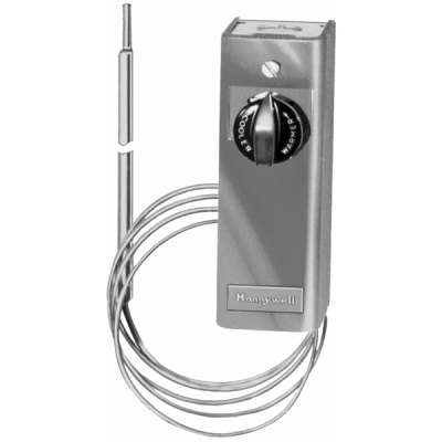 Remote Temp Controller, 55�F to 90�F Range, 1.5�F Diff., 1 SPDT, Copper Bulb, 5.5 ft. Capillary