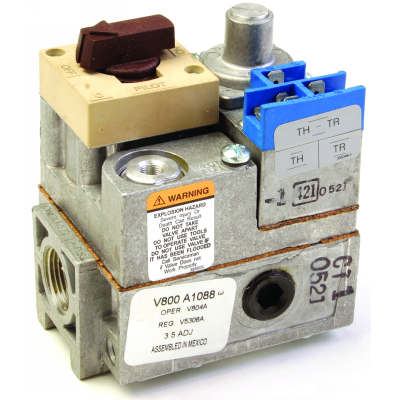 24Vac, Standard Opening, Standing Pilot Gas Valve with 3/4 in. x 3/4 in. inlet/outlet