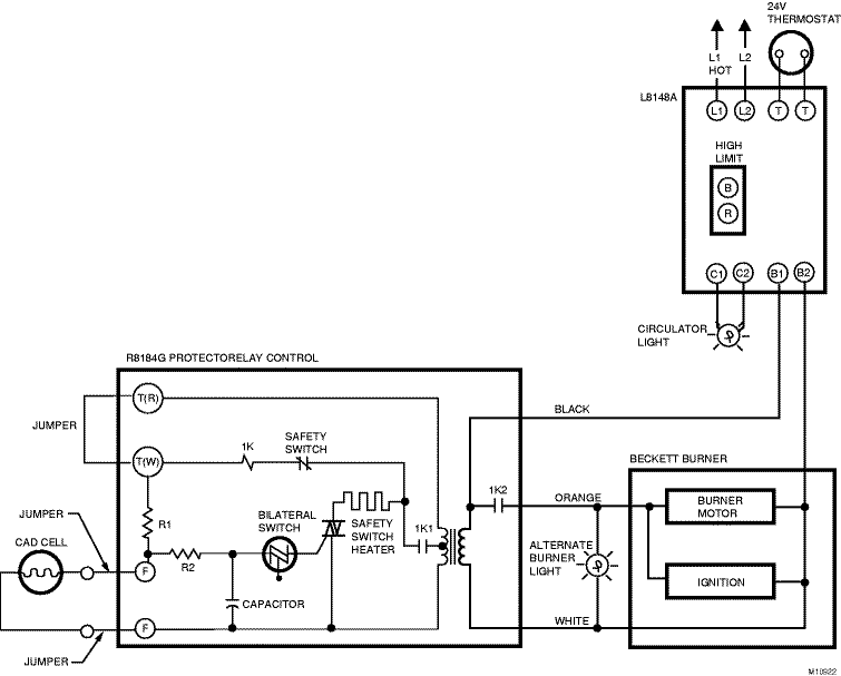 High Limit Aquastat Relay  Bulk Pack