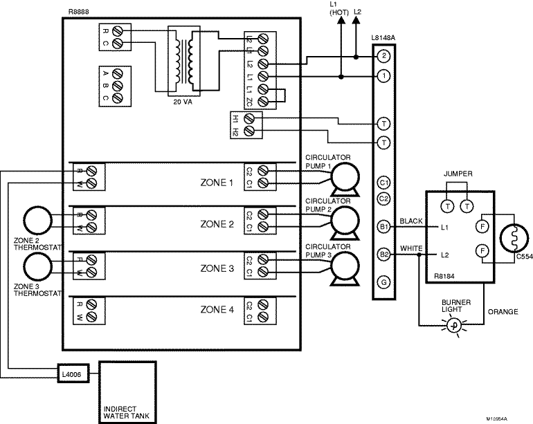 Image Result For L8148j1009 Honeywell Wiring